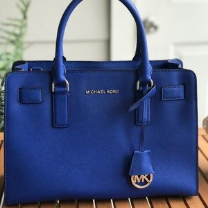 Blue Micheal Kors Shoulder Bag